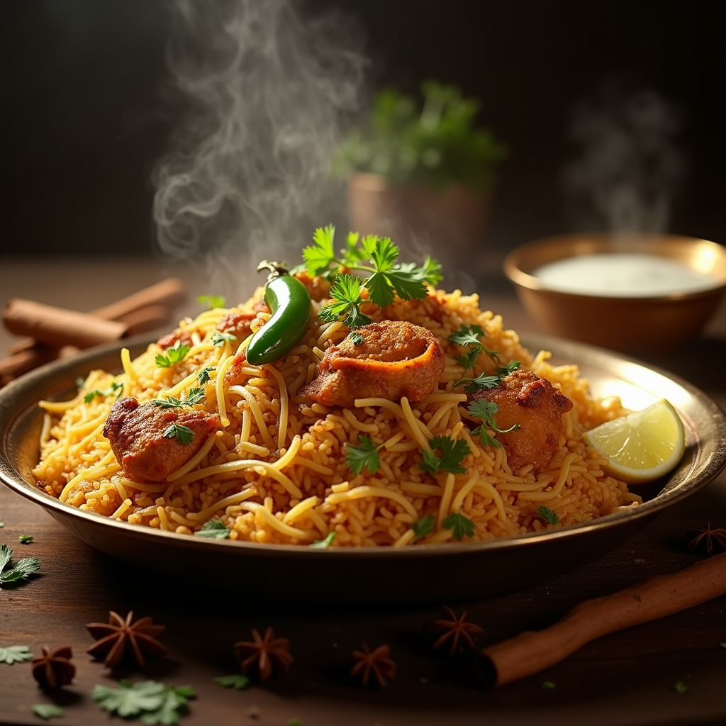 Hyderabadi Chicken Biryani